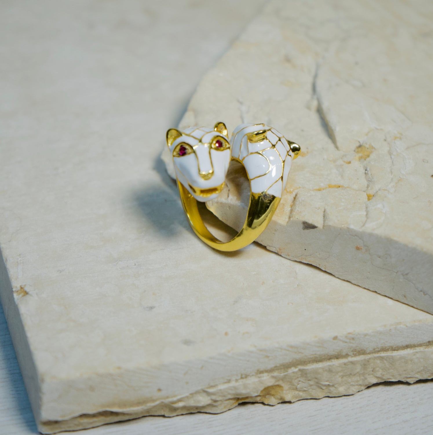 DOUBLE HEAD JAGUAR RING – Elaboreonline